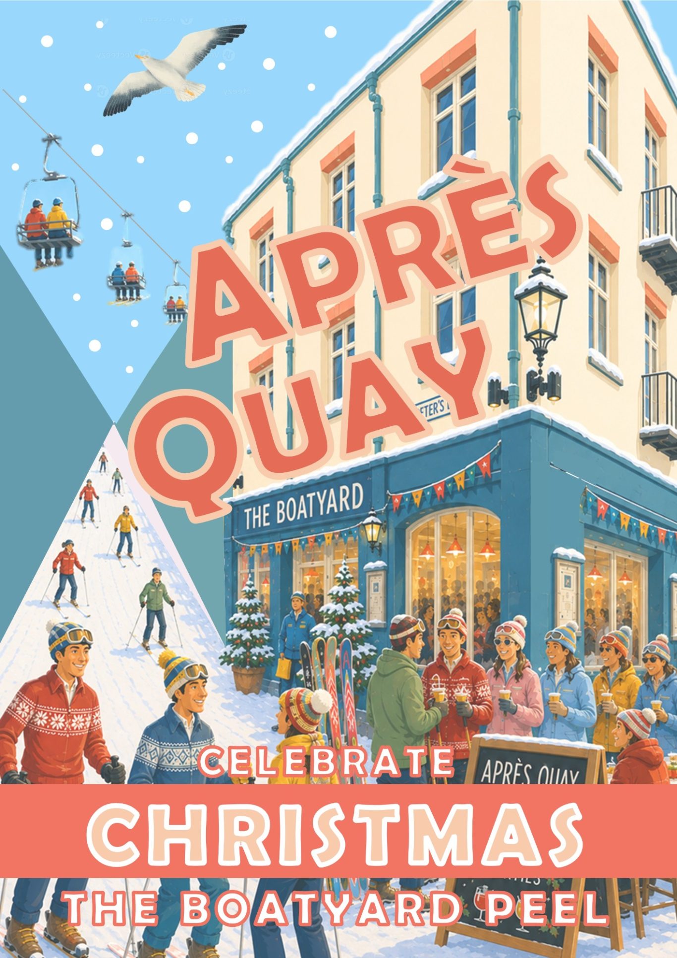 Apres Quay - Christmas at The Boatyard Christmas Scene
